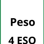 Ejercicios Peso 4 ESO PDF