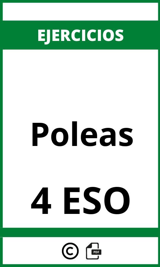 Ejercicios Poleas 4 ESO PDF