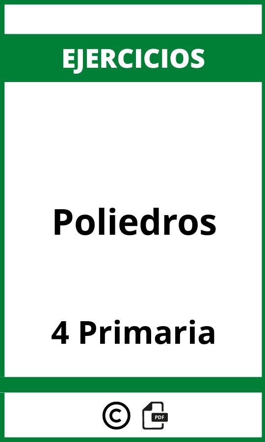 Ejercicios Poliedros 4 Primaria PDF