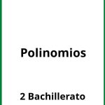 Ejercicios Polinomios 2 Bachillerato PDF