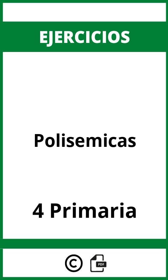 Ejercicios Polisemicas 4 Primaria PDF