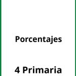 Ejercicios Porcentajes 4 Primaria PDF