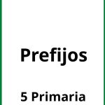 Ejercicios Prefijos 5 Primaria PDF