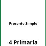 Ejercicios Presente Simple 4 Primaria PDF