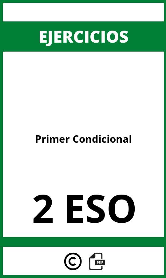 Ejercicios Primer Condicional PDF 2 ESO