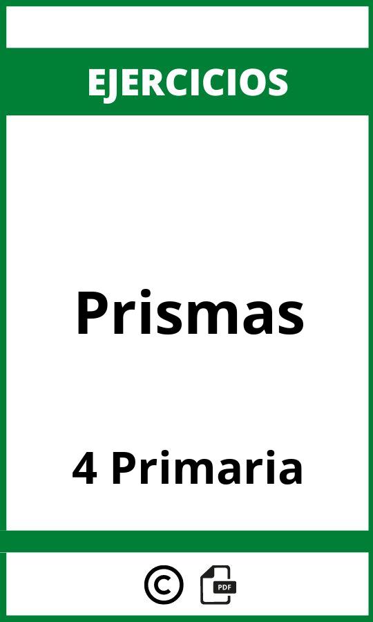 Ejercicios Prismas 4 Primaria PDF