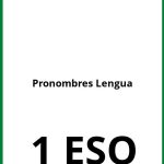 Ejercicios Pronombres Lengua 1 ESO PDF
