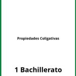 Ejercicios Propiedades Coligativas 1 Bachillerato PDF