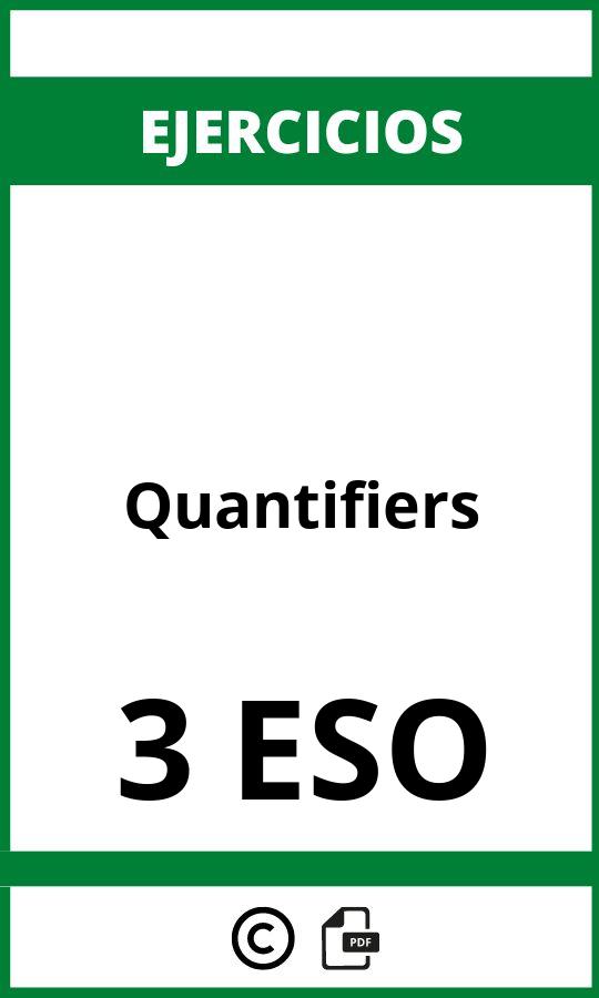 Ejercicios Quantifiers 3 ESO PDF