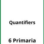 Ejercicios Quantifiers PDF 6 Primaria
