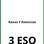 Ejercicios Raices Y Potencias 3 ESO PDF
