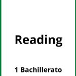 Ejercicios Reading 1 Bachillerato PDF