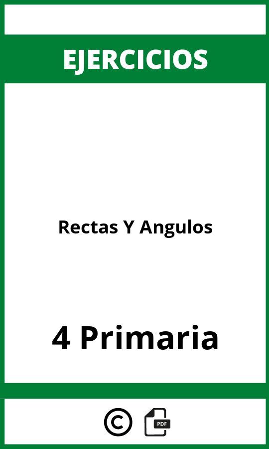 Ejercicios Rectas Y Angulos 4 Primaria PDF