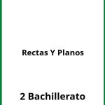 Ejercicios Rectas Y Planos 2 Bachillerato PDF