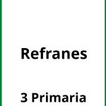 Ejercicios Refranes 3 Primaria PDF