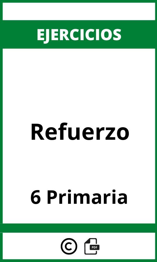 Ejercicios Refuerzo 6 Primaria PDF