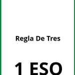 Ejercicios Regla De Tres 1 ESO PDF