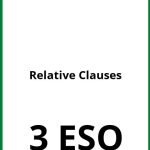 Ejercicios Relative Clauses 3 ESO PDF