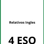 Ejercicios Relativos Ingles 4 ESO PDF