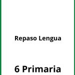Ejercicios Repaso Lengua 6 Primaria PDF