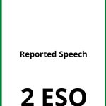 Ejercicios Reported Speech 2 ESO PDF