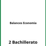 Ejercicios  Balances Economia 2 Bachillerato PDF