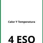 Ejercicios  De Calor Y Temperatura 4 ESO PDF