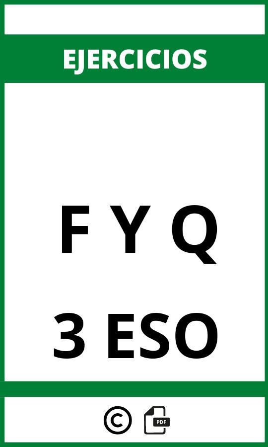 Ejercicios  De F Y Q 3 ESO PDF