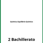 Ejercicios  De Quimica 2 Bachillerato Equilibrio Quimico PDF
