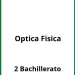 Ejercicios  Optica Fisica 2 Bachillerato PDF