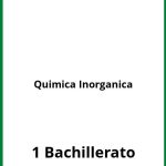 Ejercicios  Quimica Inorganica 1 Bachillerato PDF