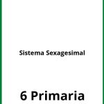 Ejercicios  Sistema Sexagesimal 6 Primaria PDF