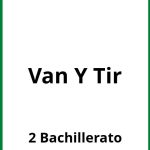 Ejercicios  Van Y Tir 2 Bachillerato PDF