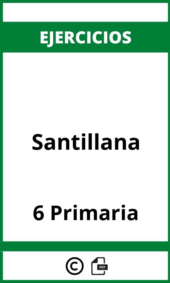Ejercicios Santillana 6 Primaria PDF