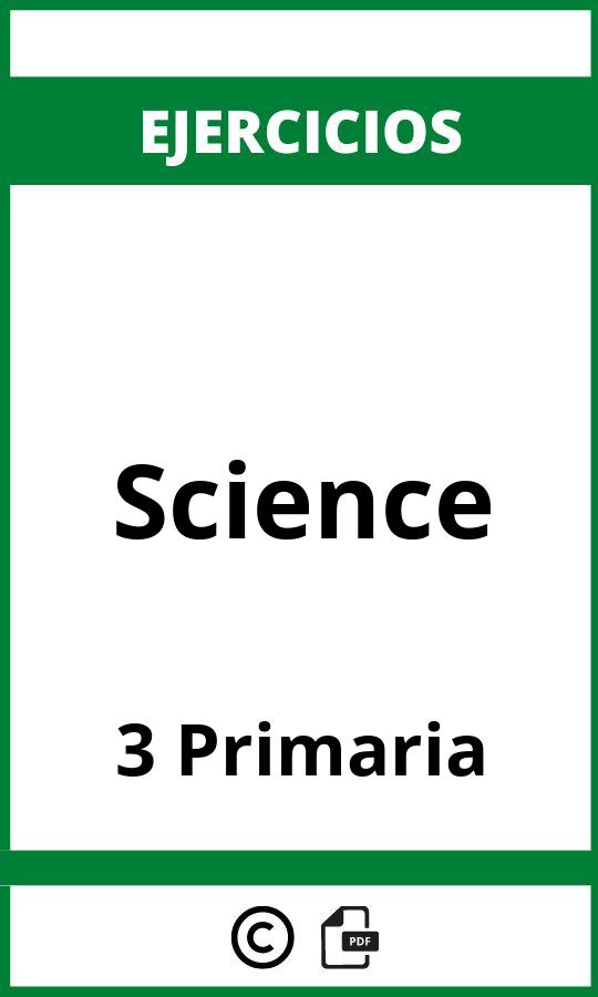 Ejercicios Science 3 Primaria PDF