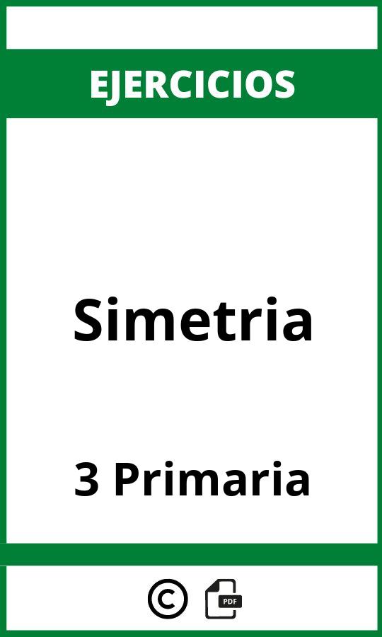 Ejercicios Simetria 3 Primaria PDF
