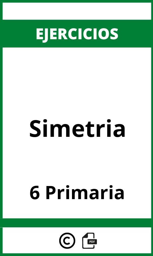 Ejercicios Simetria 6 Primaria PDF