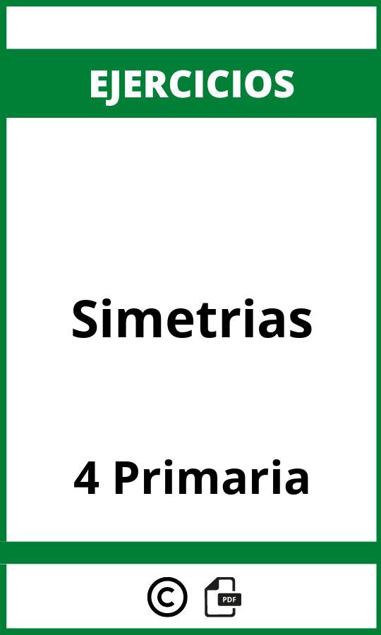 Ejercicios Simetrias 4 Primaria PDF