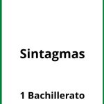 Ejercicios Sintagmas 1 Bachillerato PDF