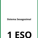 Ejercicios Sistema Sexagesimal 1 ESO PDF