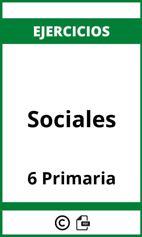 Ejercicios Sociales 6 Primaria PDF
