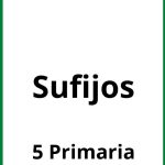 Ejercicios Sufijos 5 Primaria PDF