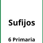 Ejercicios Sufijos 6 Primaria PDF