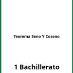 Ejercicios Teorema Seno Y Coseno 1 Bachillerato PDF