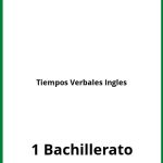 Ejercicios Tiempos Verbales Ingles 1 Bachillerato PDF