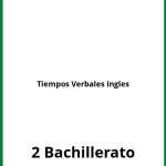 Ejercicios Tiempos Verbales Ingles 2 Bachillerato PDF
