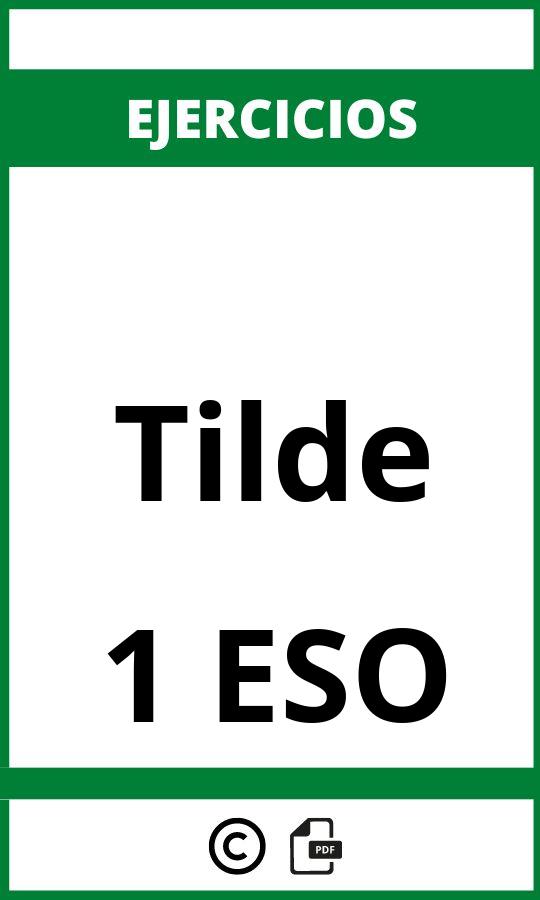 Ejercicios Tilde 1 ESO PDF