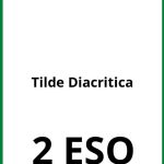 Ejercicios Tilde Diacritica 2 ESO PDF