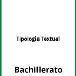 Ejercicios Tipologia Textual Bachillerato PDF