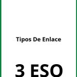 Ejercicios Tipos De Enlace 3 ESO PDF